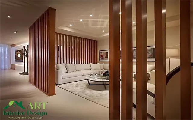 قاطع خشبي للريسبشن